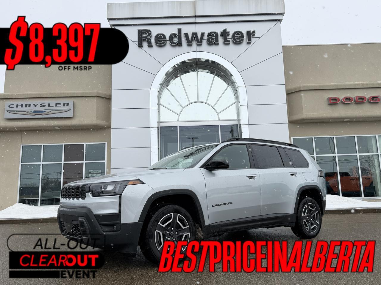 2026 Jeep Cherokee Limited 4x4 | Turbo Hybrid | Heated Seats | Power Liftgate | Remote Start | Rearview Camera | Towing