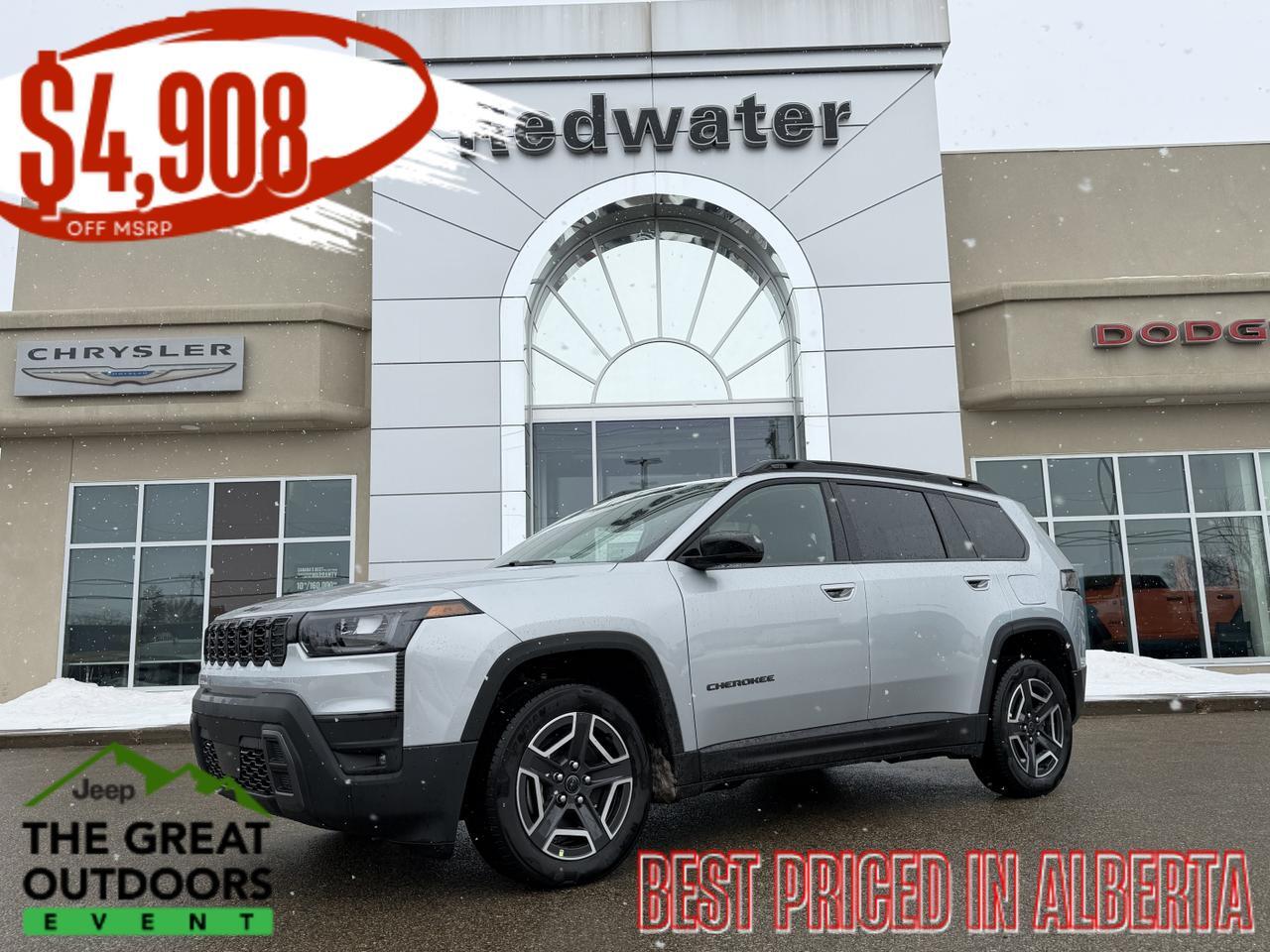 2026 Jeep Cherokee Limited 4x4 | Turbo Hybrid | Heated Seats | Power Liftgate | Remote Start | Rearview Camera | Towing