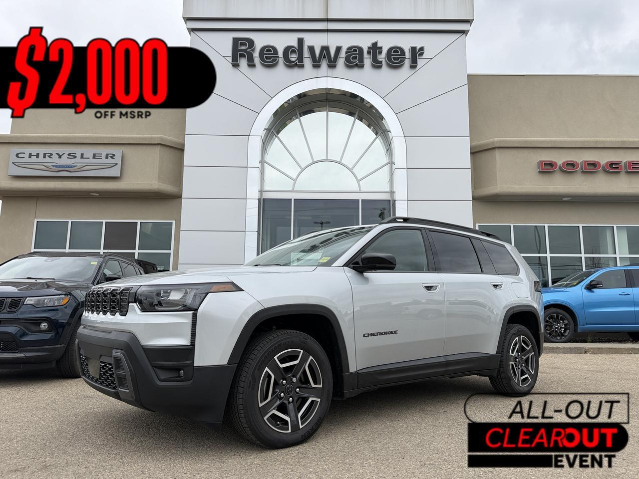 2026 Jeep Cherokee Limited 4x4 | Turbo Hybrid | Keyless Entry | Heated Seats | Backup Camera | Power Liftgate | Leather