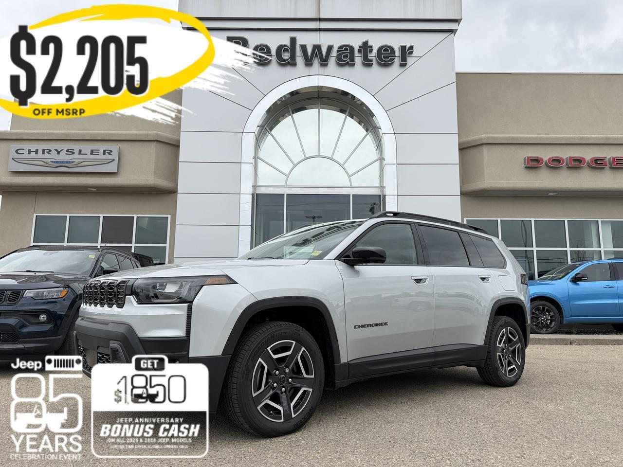 2026 Jeep Cherokee Limited 4x4 | Turbo Hybrid | Keyless Entry | Heated Seats | Backup Camera | Power Liftgate | Leather