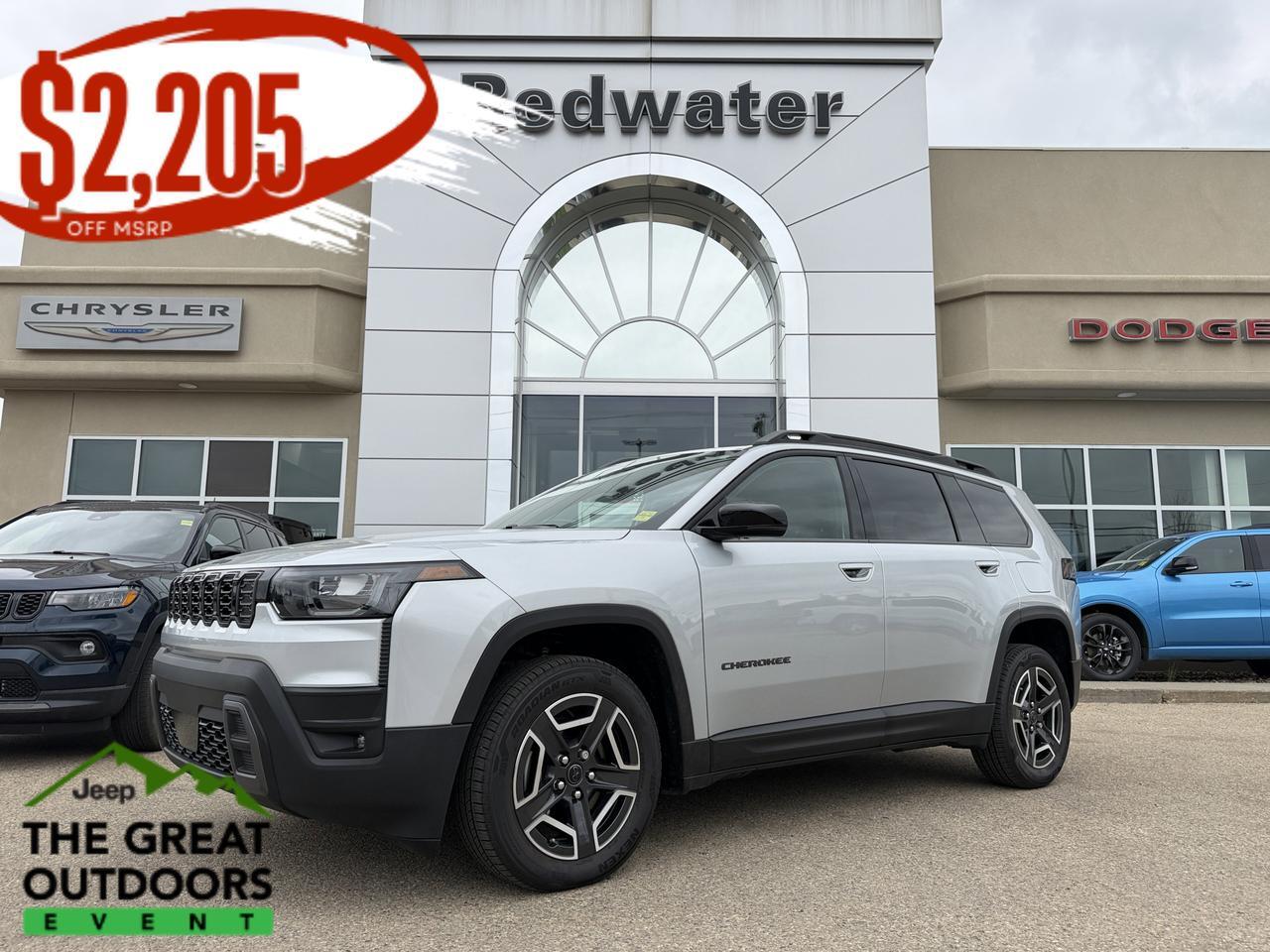 2026 Jeep Cherokee Limited 4x4 | Turbo Hybrid | Keyless Entry | Heated Seats | Backup Camera | Power Liftgate | Leather