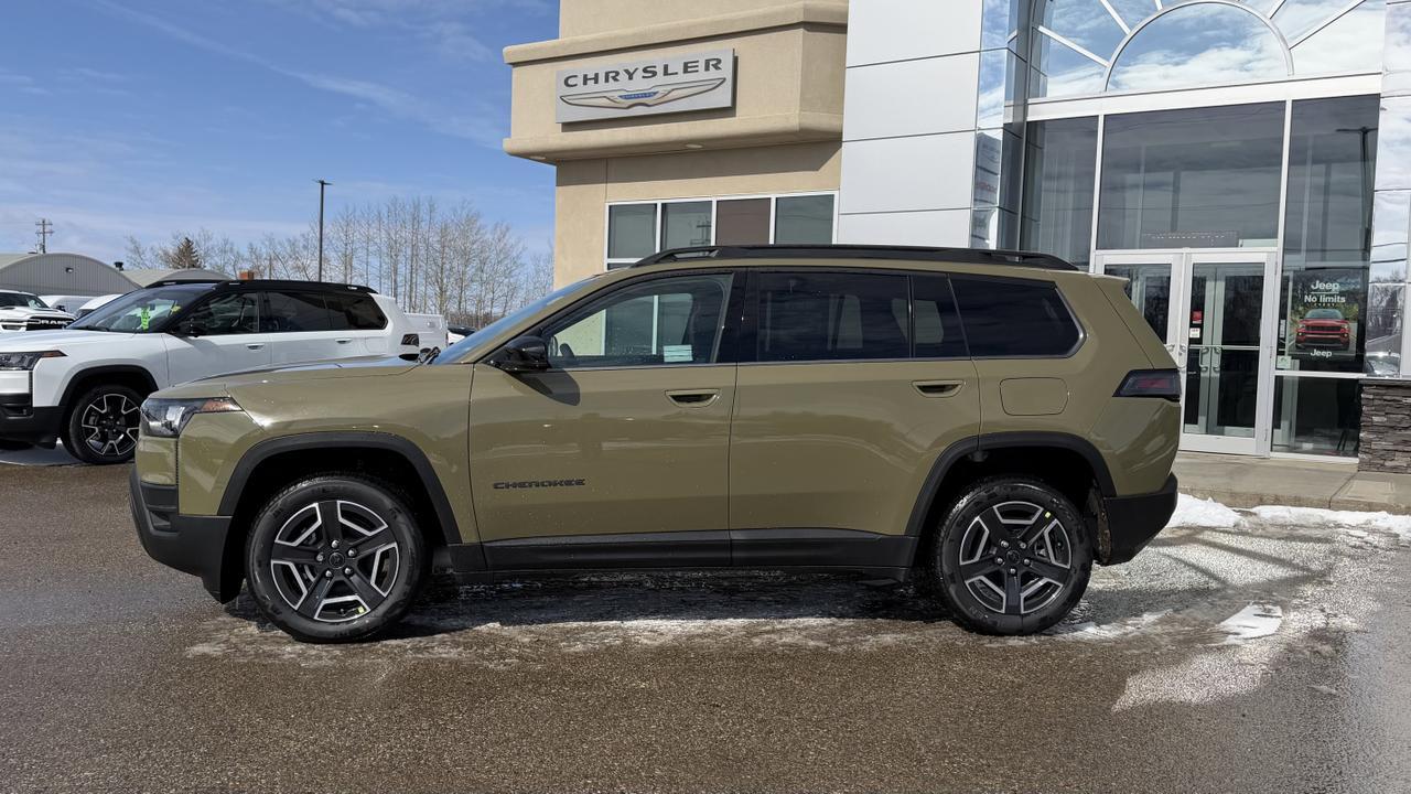 2026 Jeep Cherokee Limited 4x4 Hybrid | Capri Leatherette Seats | Heated Seats | Power Liftgate | Remote Start Redwater AB