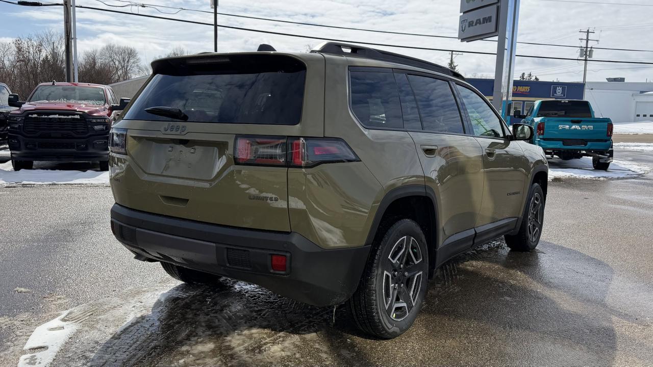 2026 Jeep Cherokee Limited 4x4 Hybrid | Capri Leatherette Seats | Heated Seats | Power Liftgate | Remote Start Redwater AB