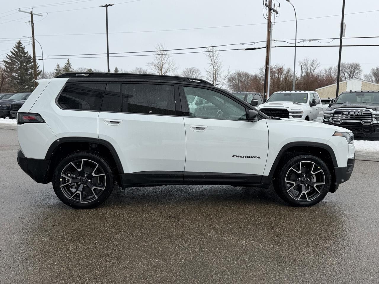 2026 Jeep Cherokee Overland 4x4 Hybrid SUV | Pano Sunroof | Heated Vented Seats | 360 Camera | Power Liftgate Redwater AB