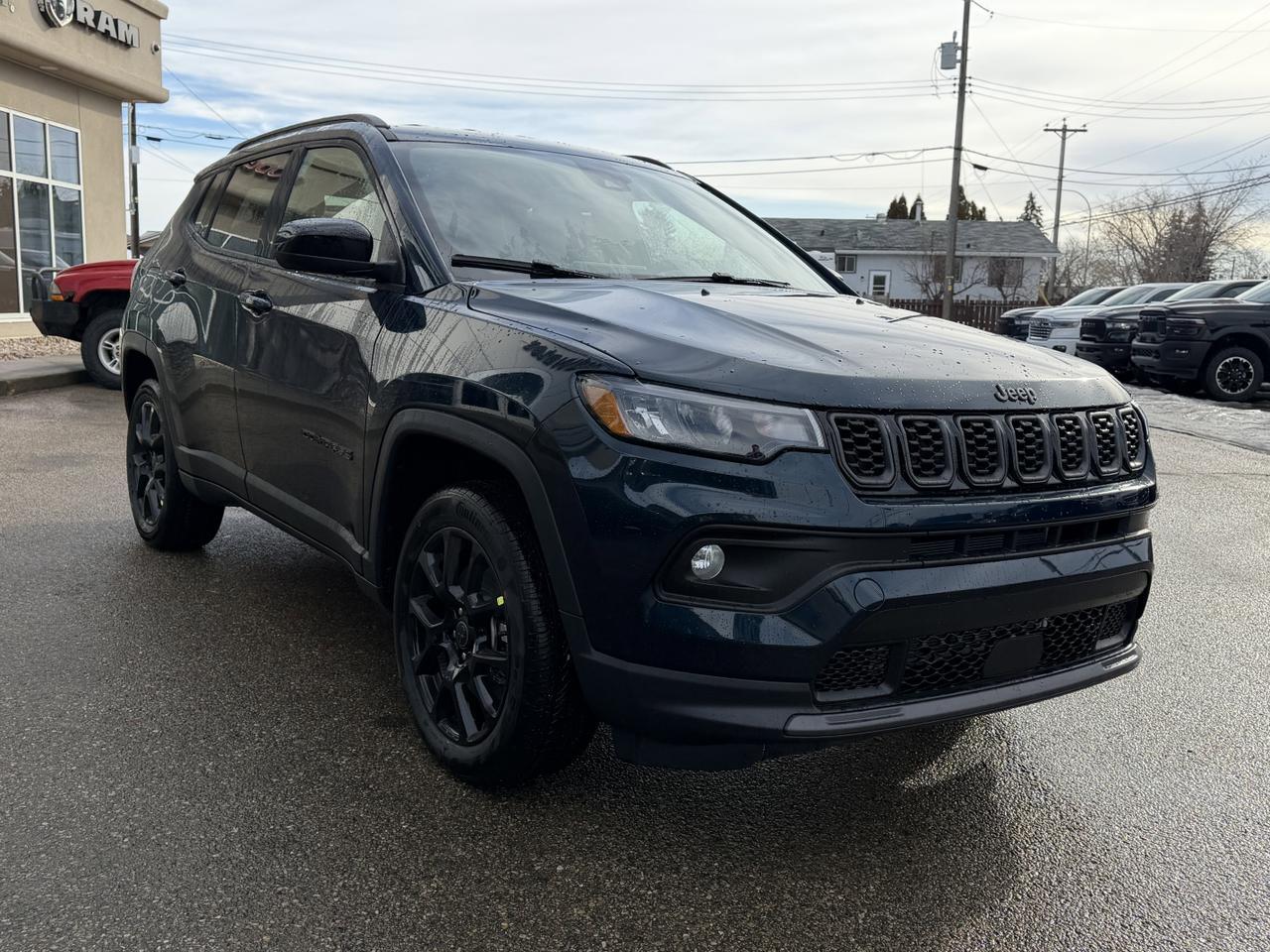 2026 Jeep Compass North 4x4 | 2L Turbo | Fathom Blue Pearl | Heated Seats | Remote Start | Backup Camera | Bluetooth Redwater AB