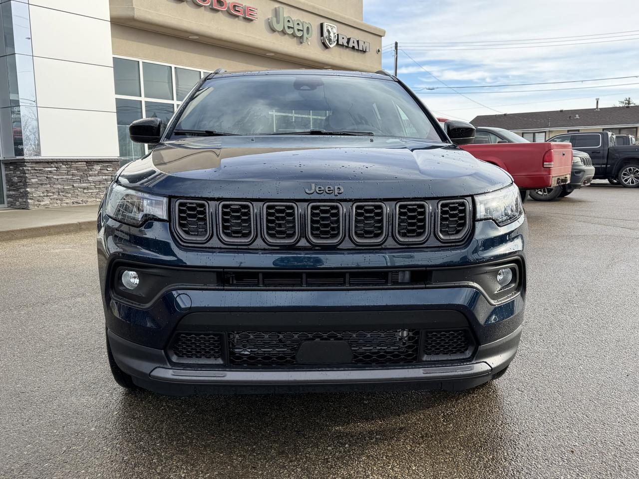 2026 Jeep Compass North 4x4 | 2L Turbo | Fathom Blue Pearl | Heated Seats | Remote Start | Backup Camera | Bluetooth Redwater AB