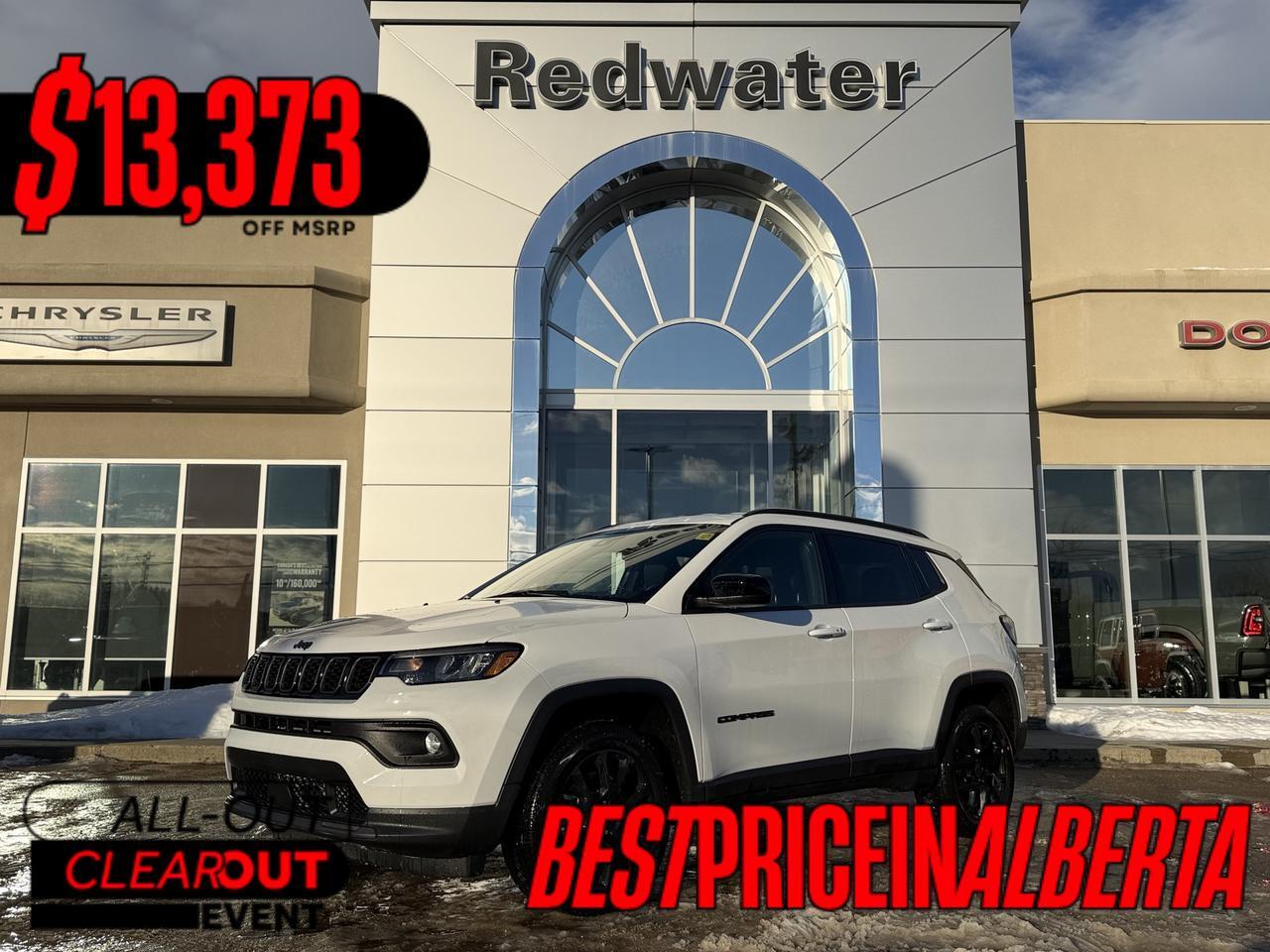 2026 Jeep Compass North 4x4 | 2L Turbo | Heated Seats | Remote Start | Keyless Entry | Backup Camera | Bluetooth