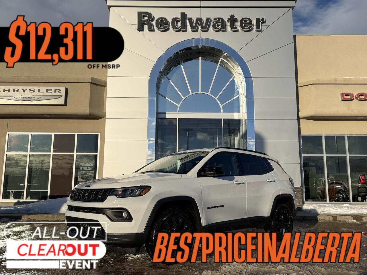 2026 Jeep Compass North 4x4 | 2L Turbo | Heated Seats | Remote Start | Keyless Entry | Backup Camera | Bluetooth