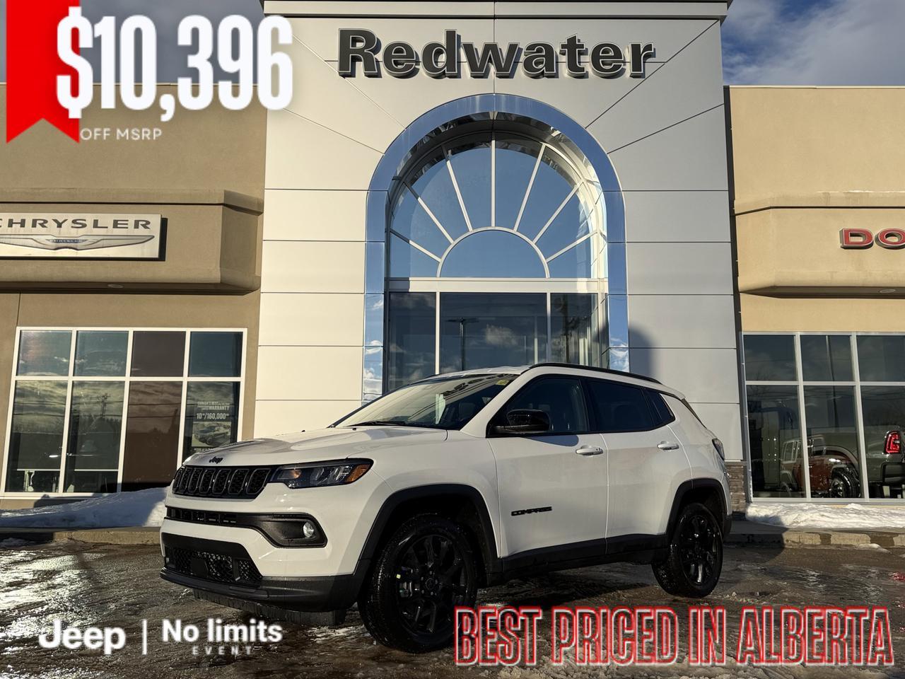 2026 Jeep Compass North 4x4 | 2L Turbo | Heated Seats | Remote Start | Keyless Entry | Backup Camera | Bluetooth