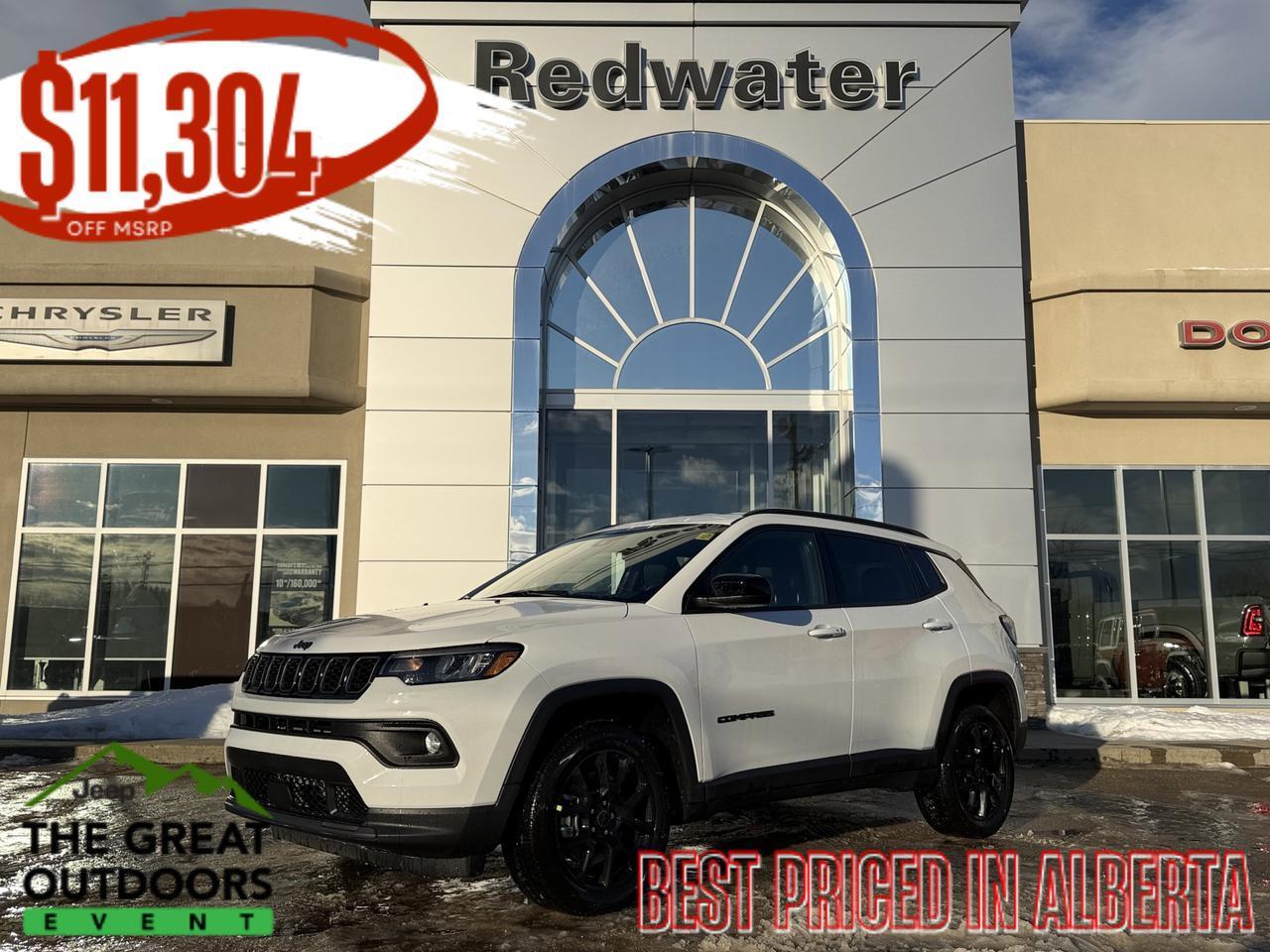 2026 Jeep Compass North 4x4 | 2L Turbo | Heated Seats | Remote Start | Keyless Entry | Backup Camera | Bluetooth