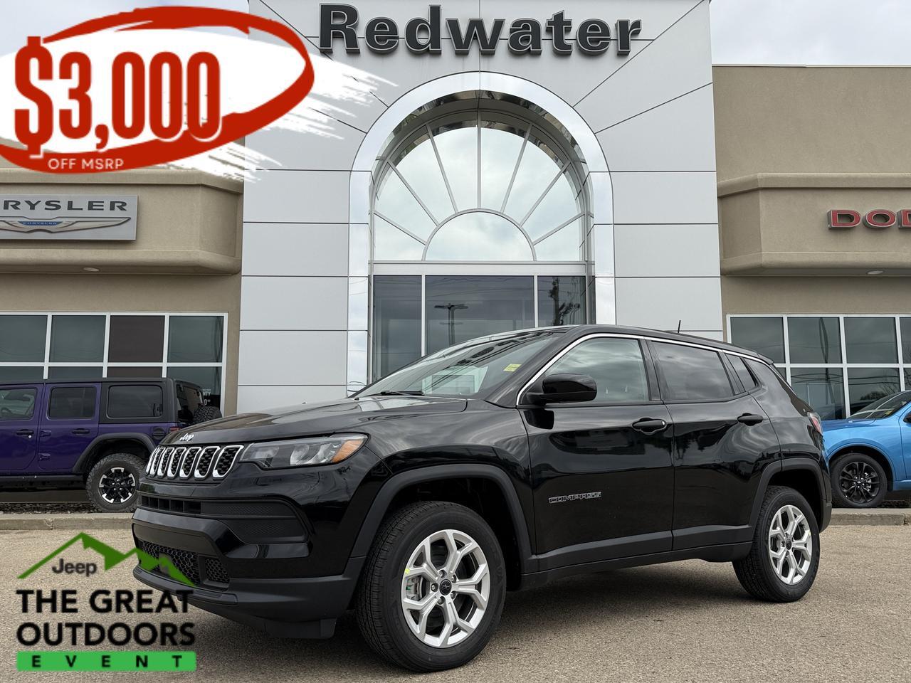 2026 Jeep Compass Sport 4x4 | 2L Turbo | Backup Camera | Bluetooth | Keyless Entry | Heated Seats