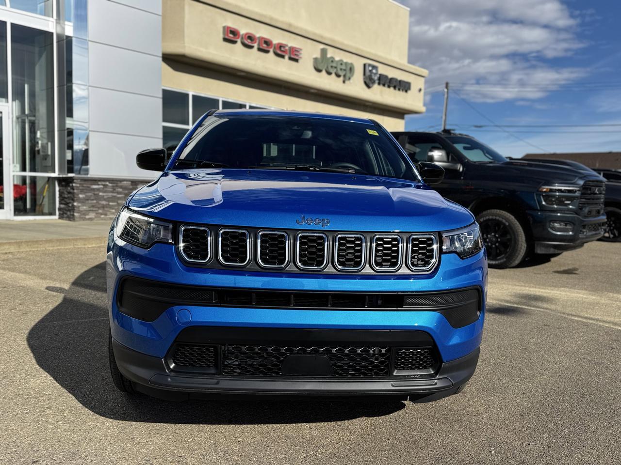 2026 Jeep Compass Sport 4x4 | 2L Turbo | Hydro Blue Pearl | Backup Camera | Heated Seats Redwater AB