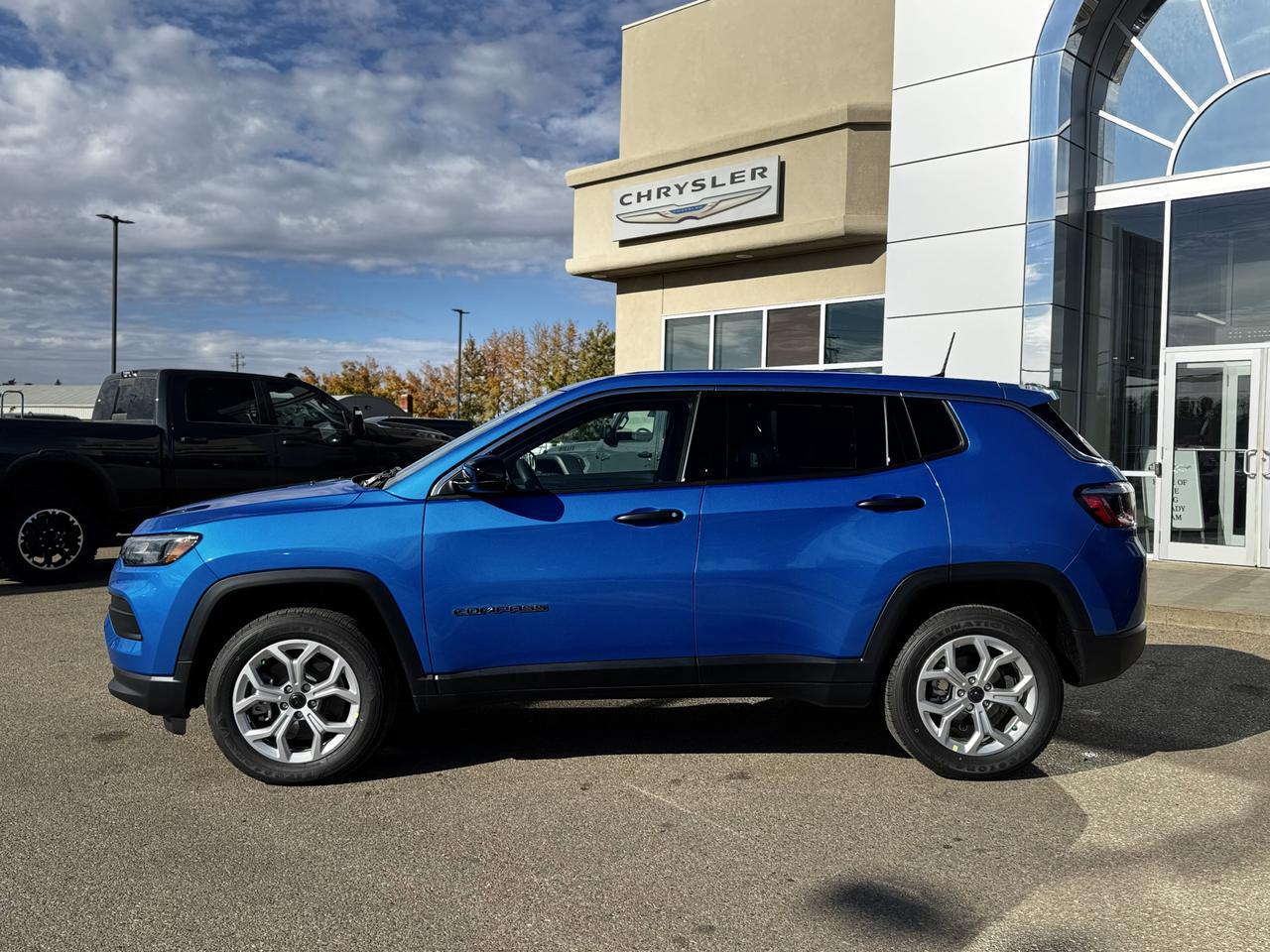 2026 Jeep Compass Sport 4x4 | 2L Turbo | Hydro Blue Pearl | Backup Camera | Heated Seats Redwater AB