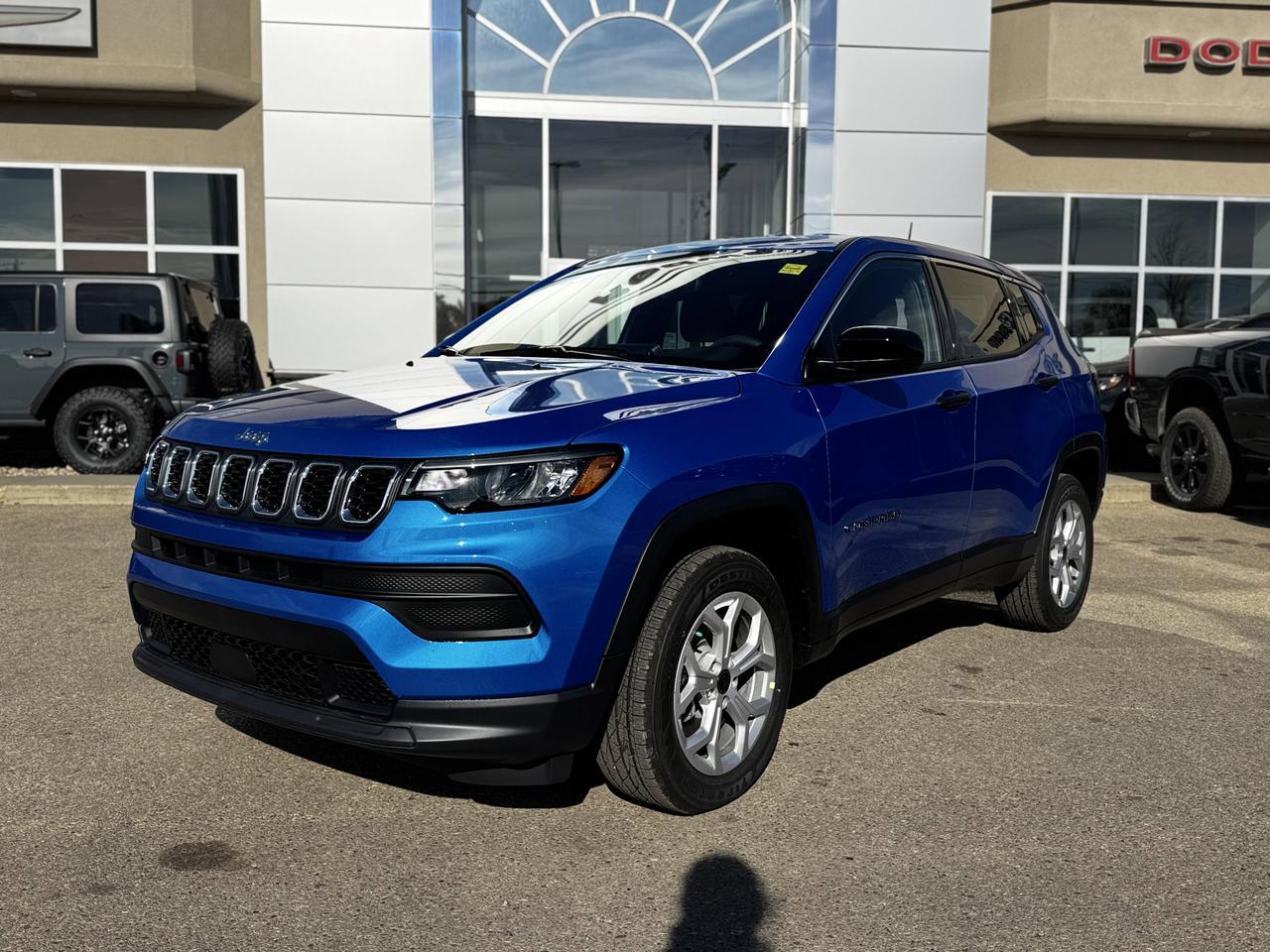 2026 Jeep Compass Sport 4x4 | 2L Turbo | Hydro Blue Pearl | Backup Camera | Heated Seats Redwater AB