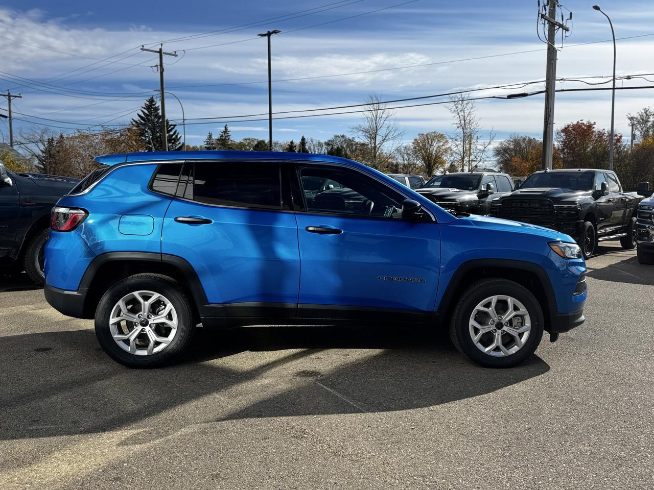 2026 Jeep Compass Sport 4x4 | 2L Turbo | Hydro Blue Pearl | Backup Camera | Heated Seats Redwater AB