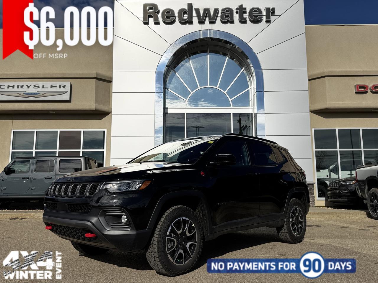 2026 Jeep Compass Trailhawk 4x4 | 2L Turbo | Full Sunroof | NAV | Heated Seats | Backup Camera