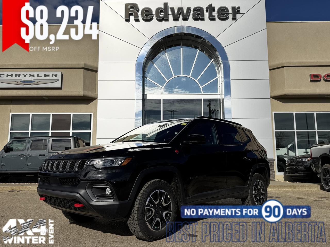 2026 Jeep Compass Trailhawk 4x4 | 2L Turbo | Full Sunroof | NAV | Heated Seats | Backup Camera