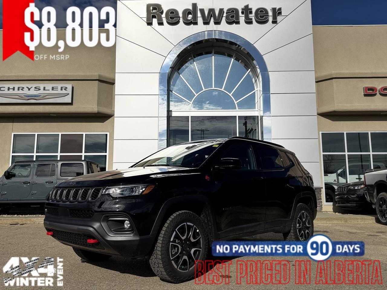 2026 Jeep Compass Trailhawk 4x4 | 2L Turbo | Full Sunroof | NAV | Heated Seats | Backup Camera