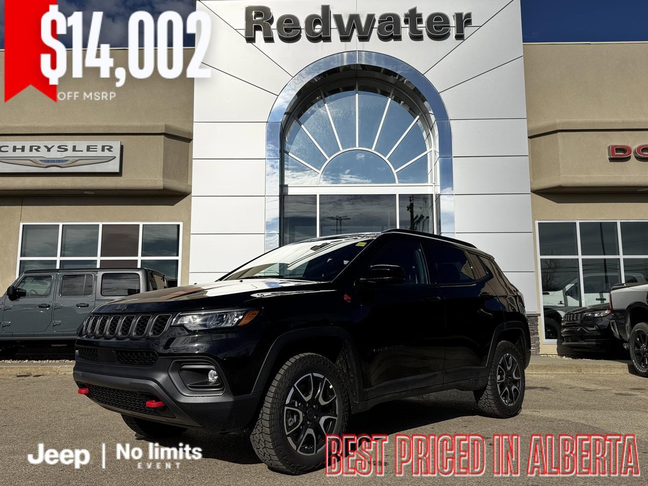 2026 Jeep Compass Trailhawk 4x4 | 2L Turbo | Full Sunroof | NAV | Heated Seats | Backup Camera