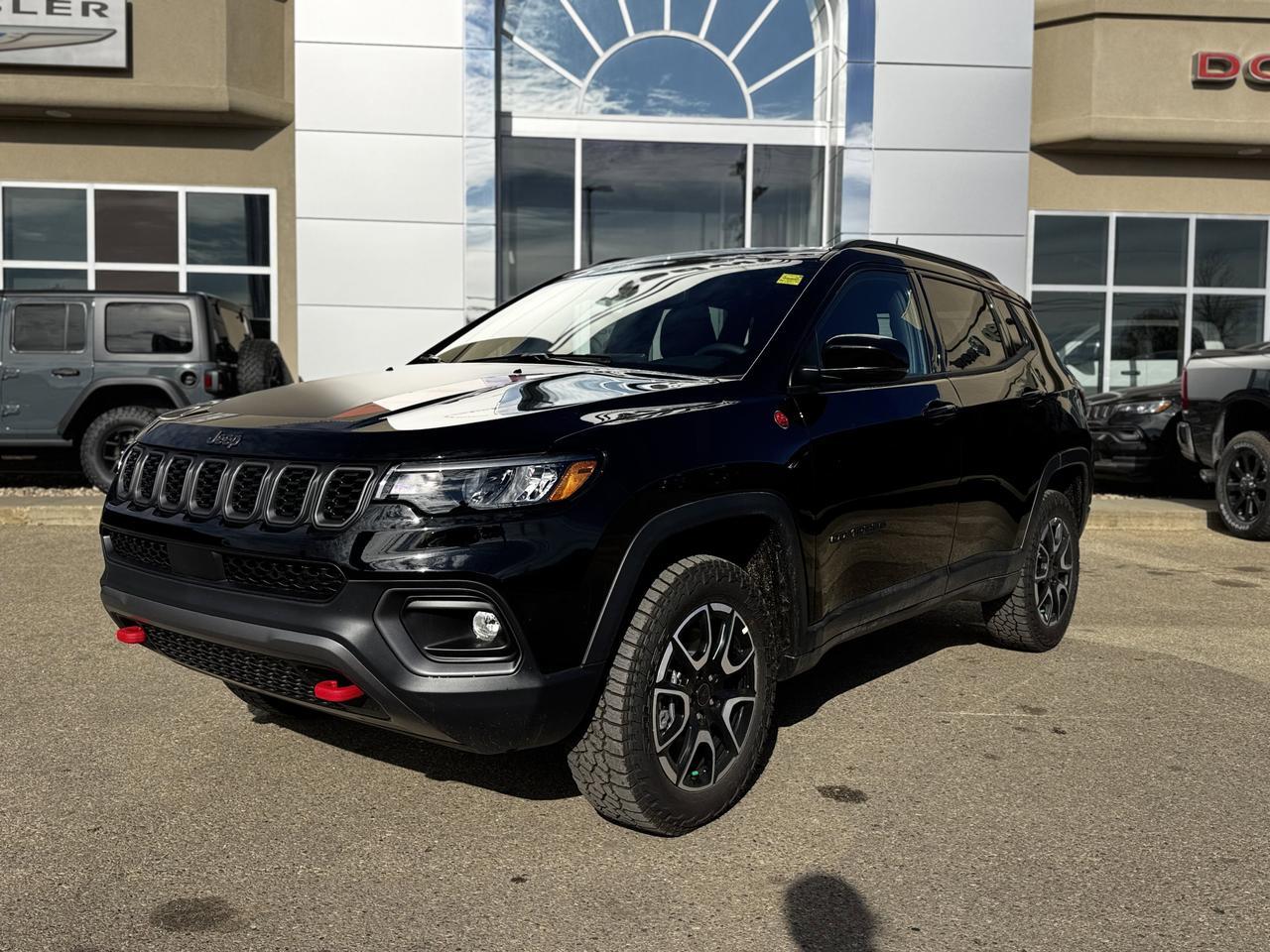 2026 Jeep Compass Trailhawk 4x4 | 2L Turbo | Full Sunroof | NAV | Heated Seats | Backup Camera Redwater AB