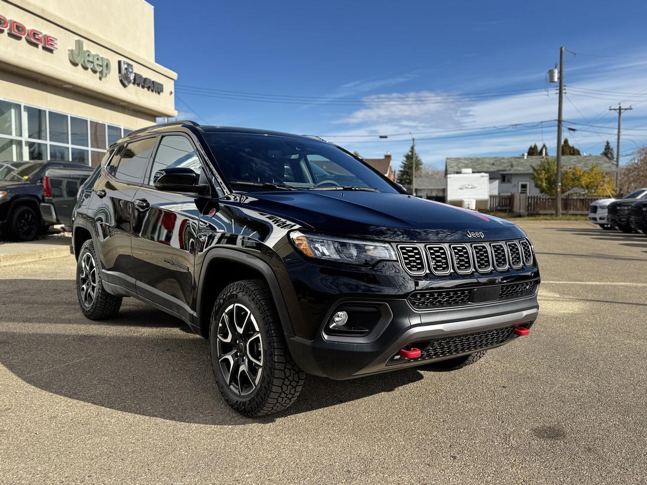 2026 Jeep Compass Trailhawk 4x4 | 2L Turbo | Full Sunroof | NAV | Heated Seats | Backup Camera Redwater AB