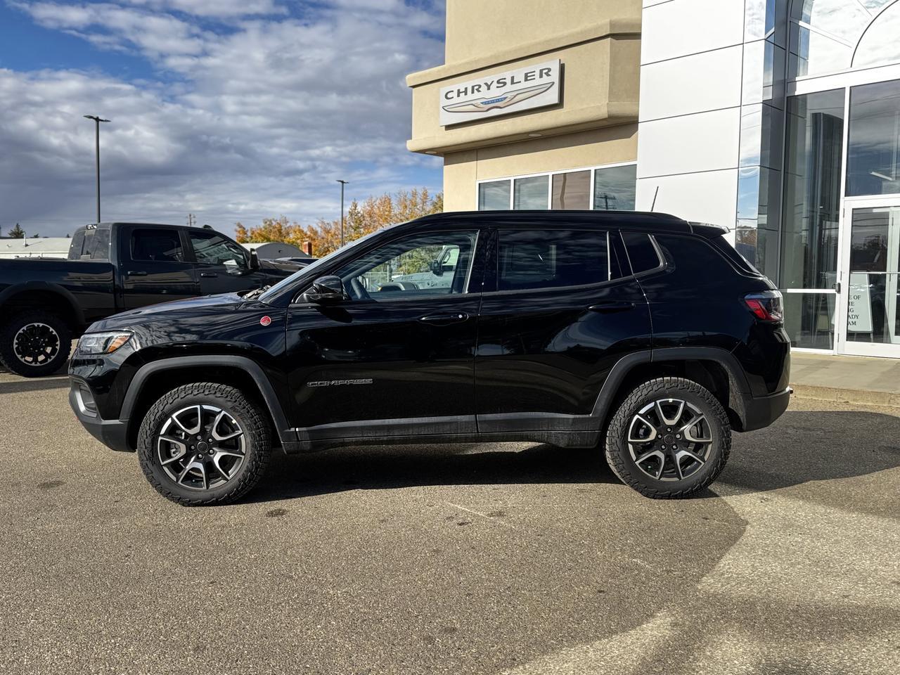 2026 Jeep Compass Trailhawk 4x4 | 2L Turbo | Full Sunroof | NAV | Heated Seats | Backup Camera Redwater AB