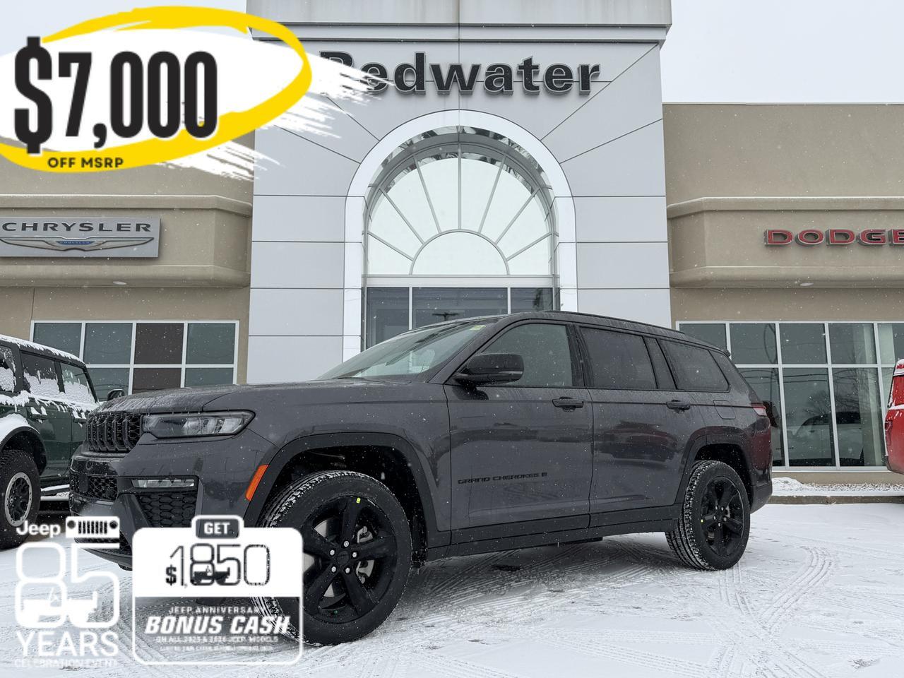 2026 Jeep Grand Cherokee L Limited 4x4 | 2L Turbo | Dual Pane Sunroof | NAV | Heated Seats | Interior Camera