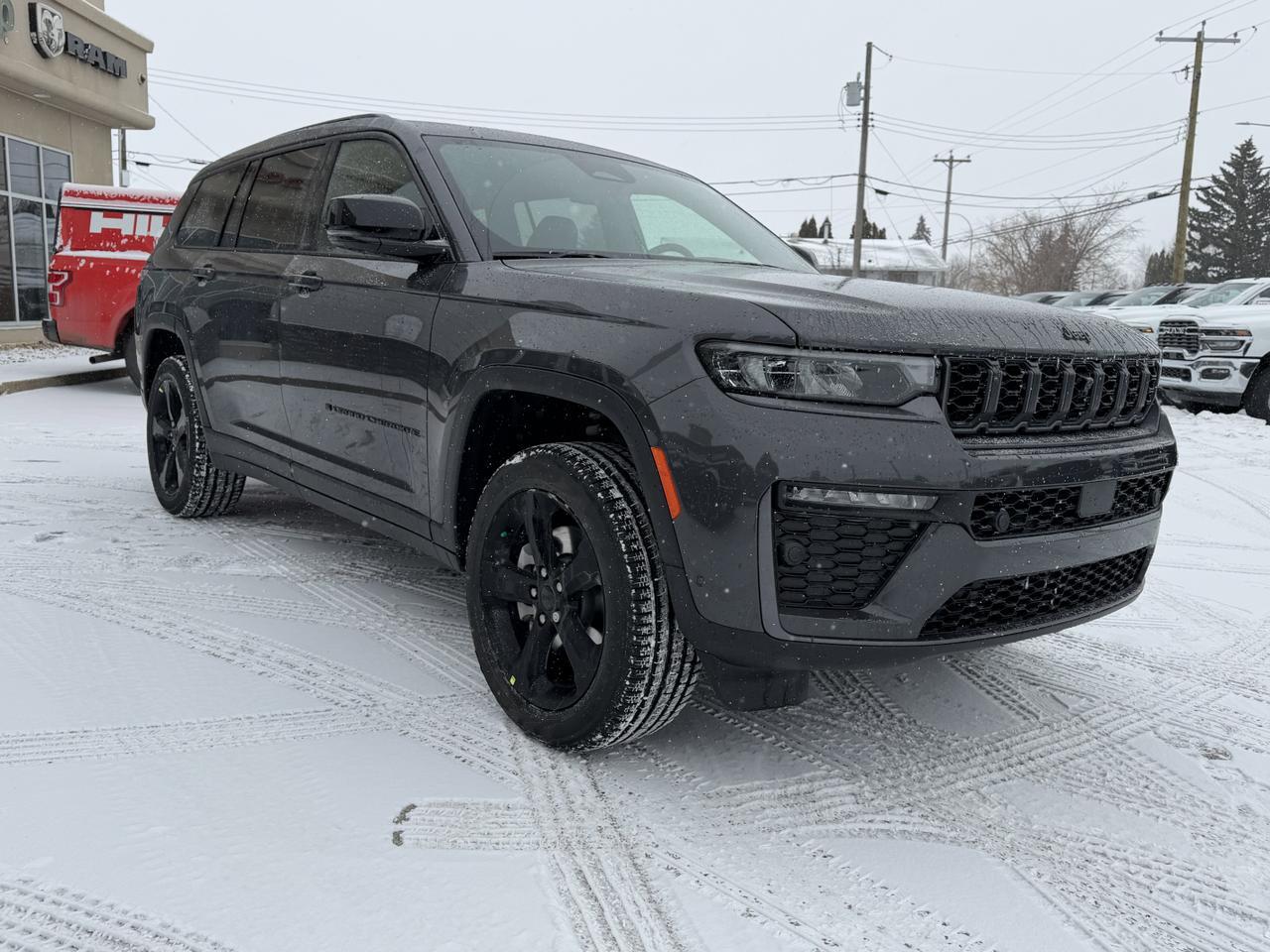 2026 Jeep Grand Cherokee L Limited 4x4 | 2L Turbo | Dual Pane Sunroof | NAV | Heated Seats | Interior Camera Redwater AB