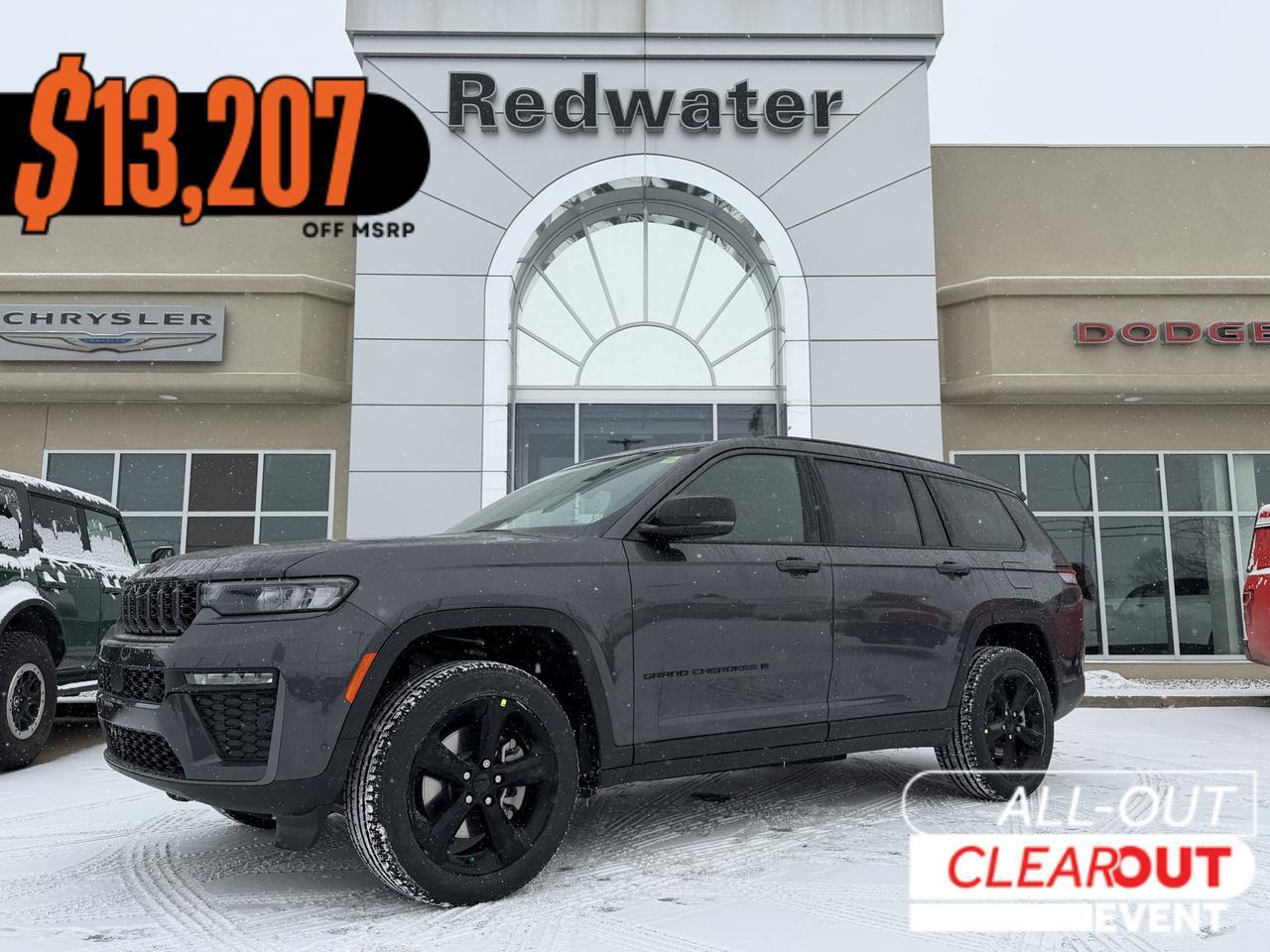 2026 Jeep Grand Cherokee L Limited 4x4 | 2L Turbo | Dual Pane Sunroof | NAV | Heated Seats | Interior Camera
