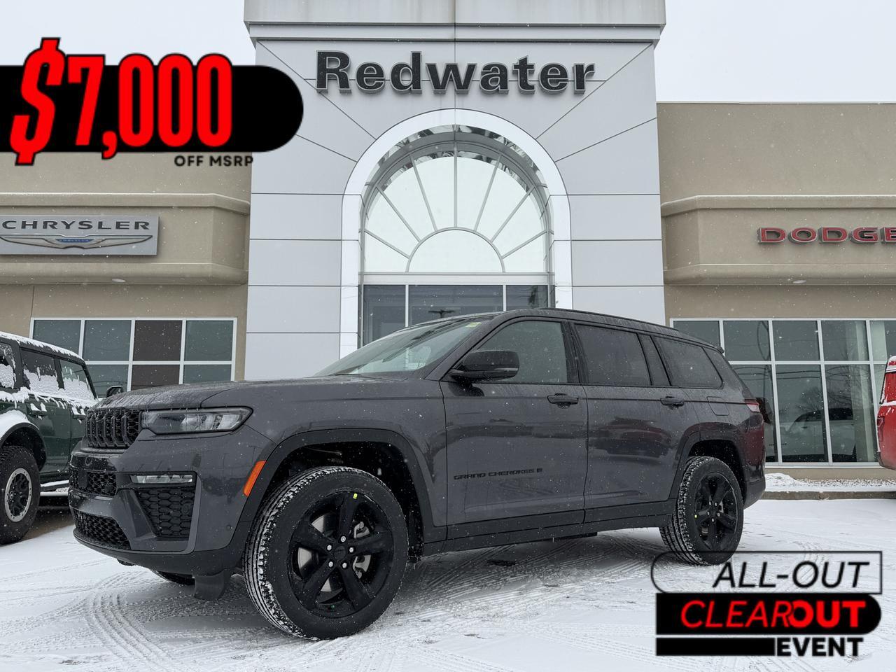 2026 Jeep Grand Cherokee L Limited 4x4 | 2L Turbo | Dual Pane Sunroof | NAV | Heated Seats | Interior Camera