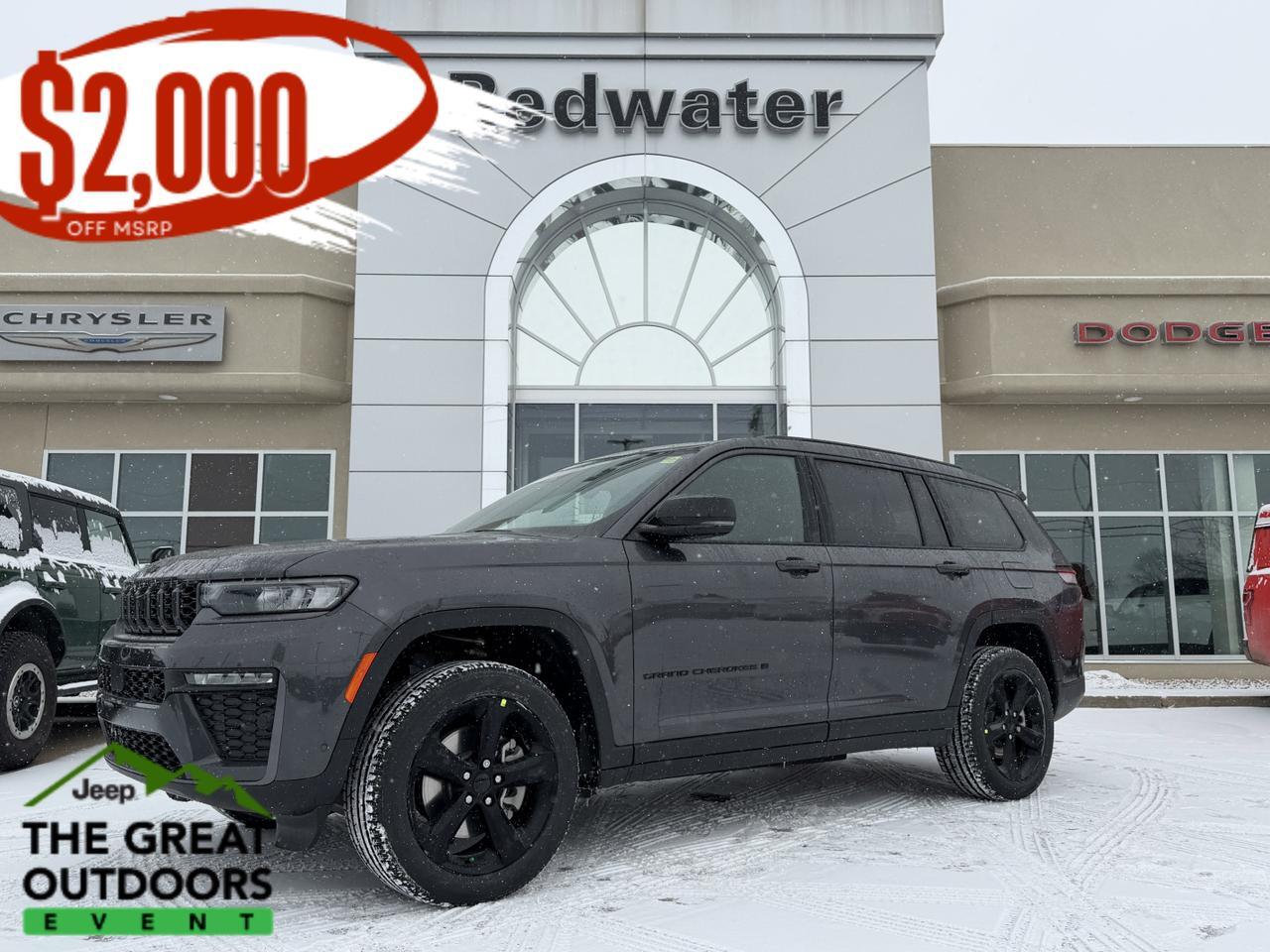 2026 Jeep Grand Cherokee L Limited 4x4 | 2L Turbo | Dual Pane Sunroof | NAV | Heated Seats | Interior Camera