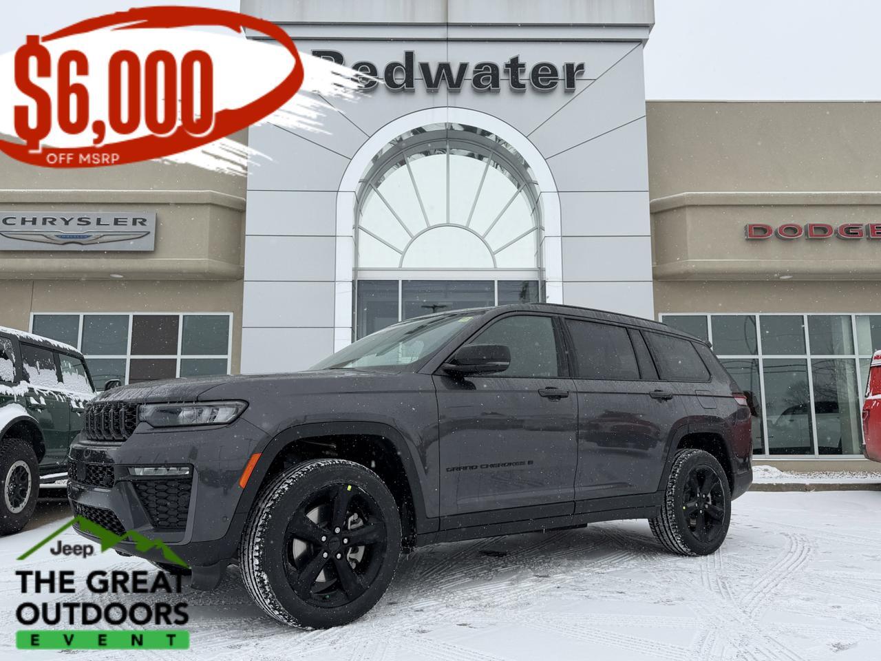 2026 Jeep Grand Cherokee L Limited 4x4 | 2L Turbo | Dual Pane Sunroof | NAV | Heated Seats | Interior Camera