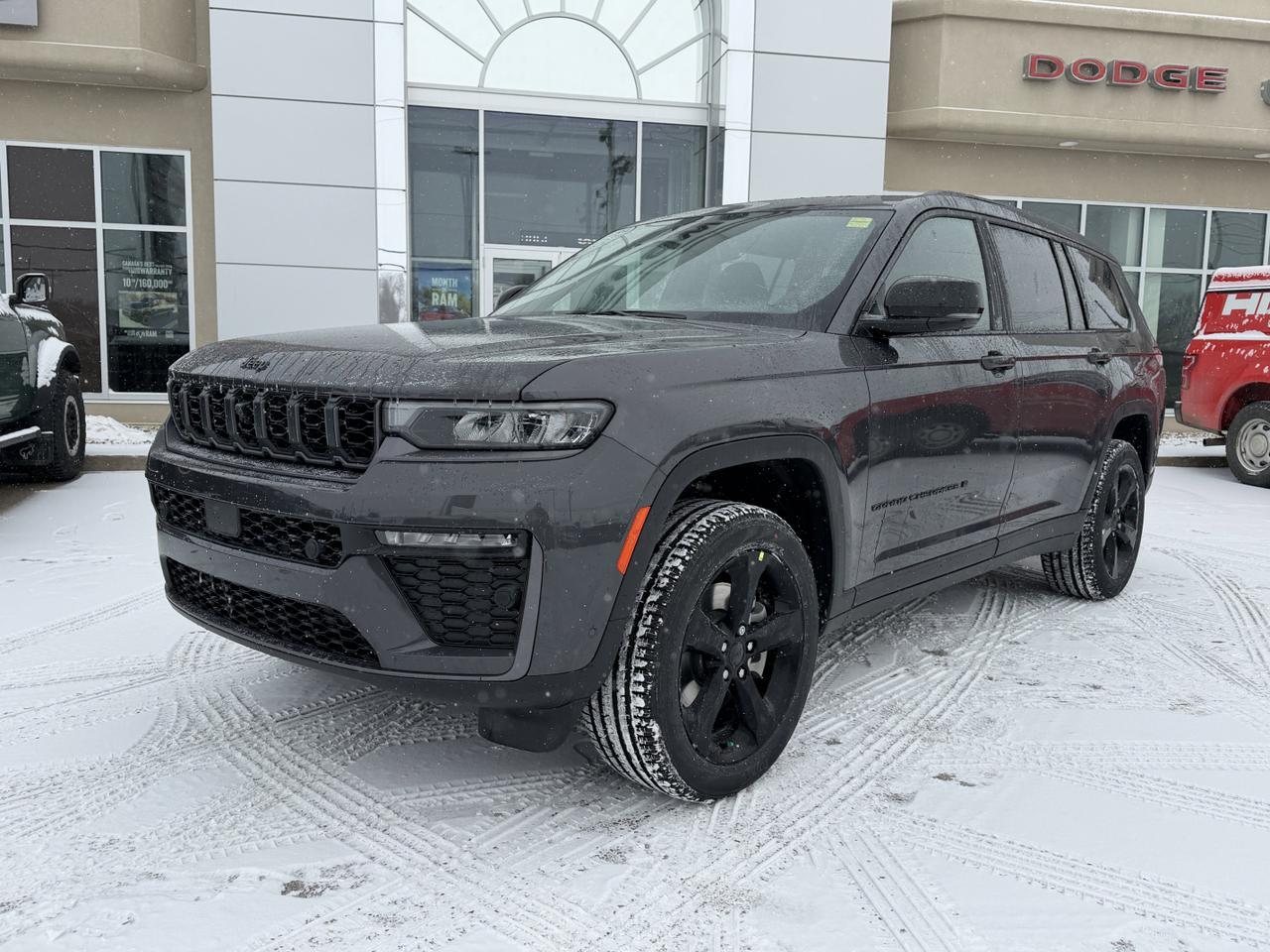2026 Jeep Grand Cherokee L Limited 4x4 | 2L Turbo | Dual Pane Sunroof | NAV | Heated Seats | Interior Camera Redwater AB