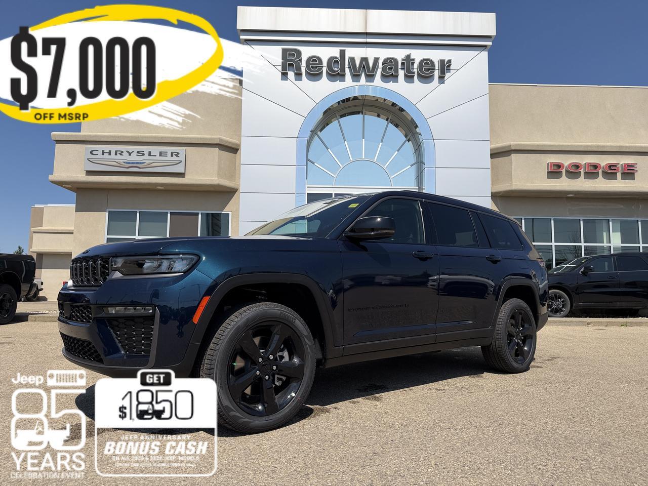 2026 Jeep Grand Cherokee L Limited Altitude 4x4 SUV | 2L Turbo | Baltic Grey | Dual Pane Sunroof | NAV