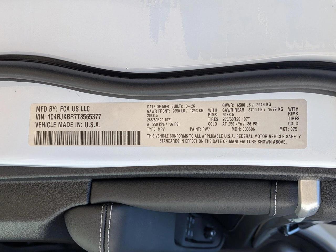 2026 Jeep Grand Cherokee L Limited Reserve Roseville CA