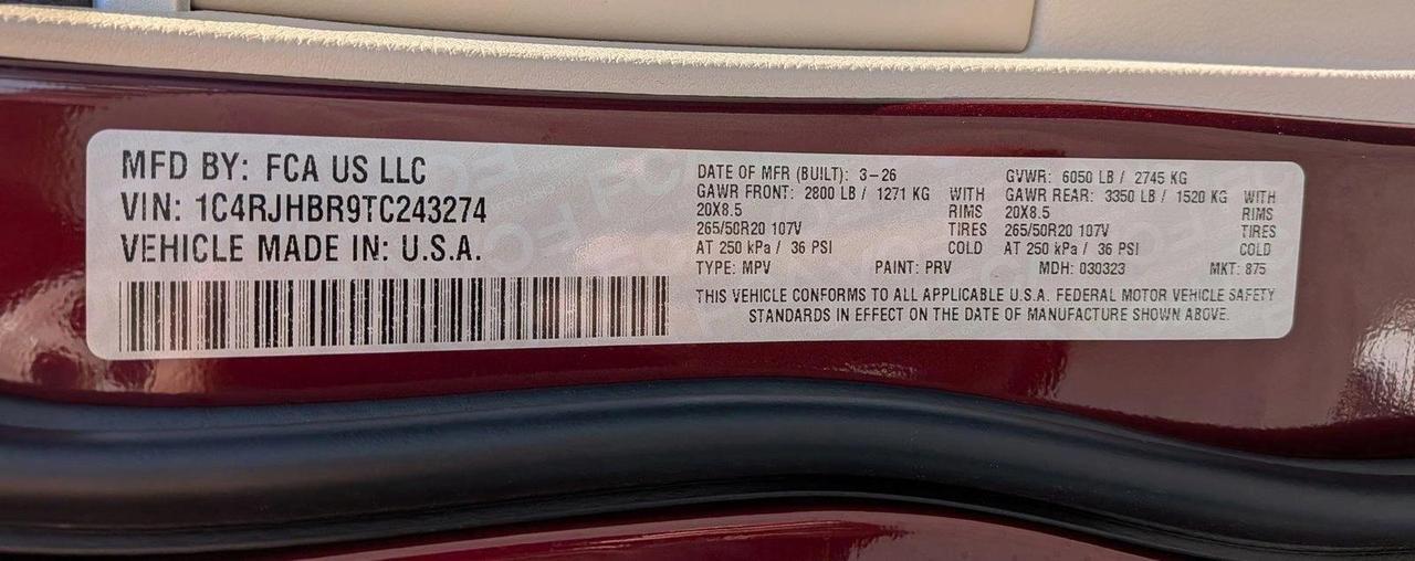 2026 Jeep Grand Cherokee Limited Roseville CA