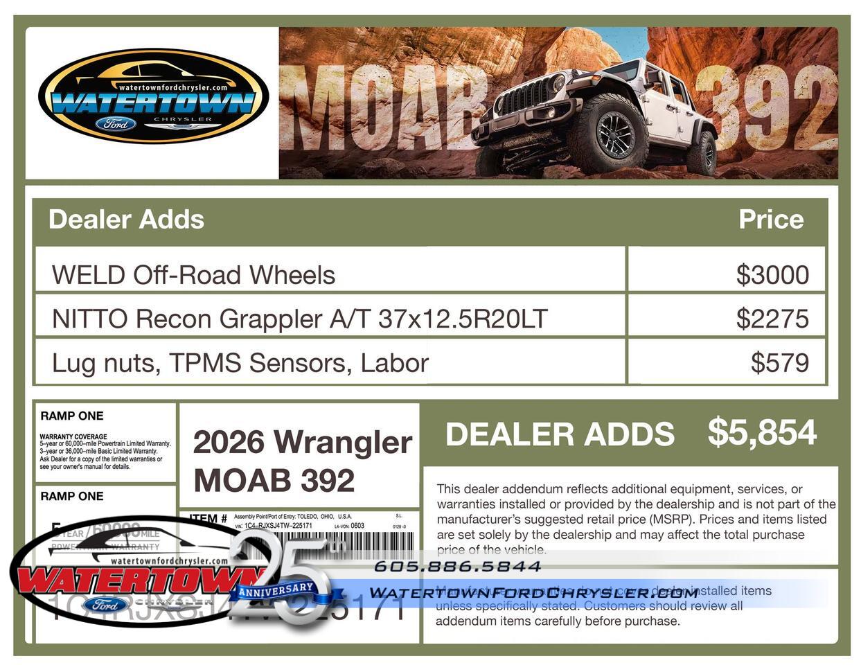 2026 Jeep Wrangler Moab 392