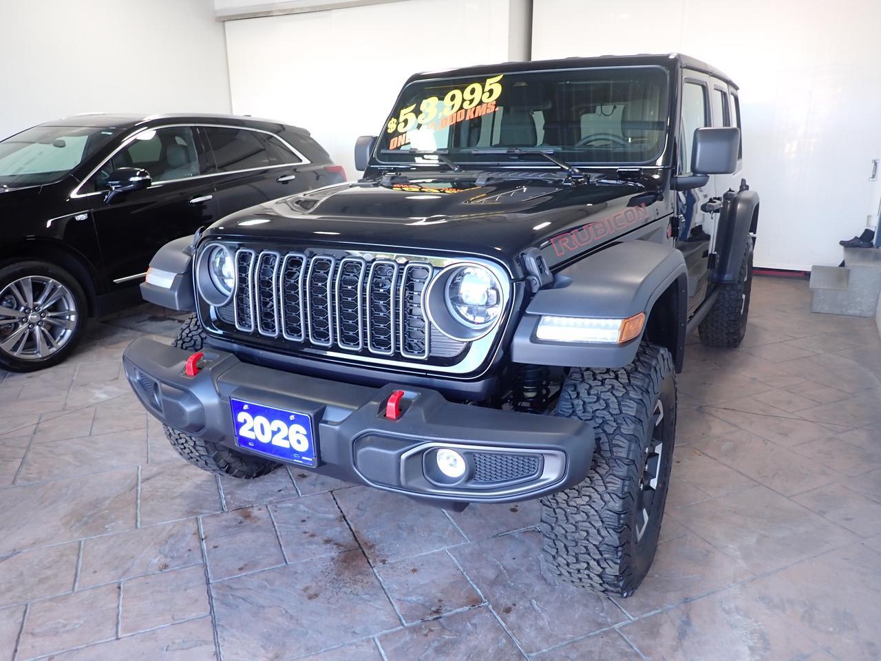 2026 Jeep Wrangler Rubicon 4DR 4X4 Listowel ON