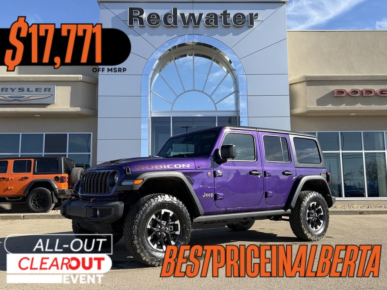 2026 Jeep Wrangler Rubicon 4x4 | Reign Purple | V6 | Nappa Leather | Heated Seats | Performance Suspension