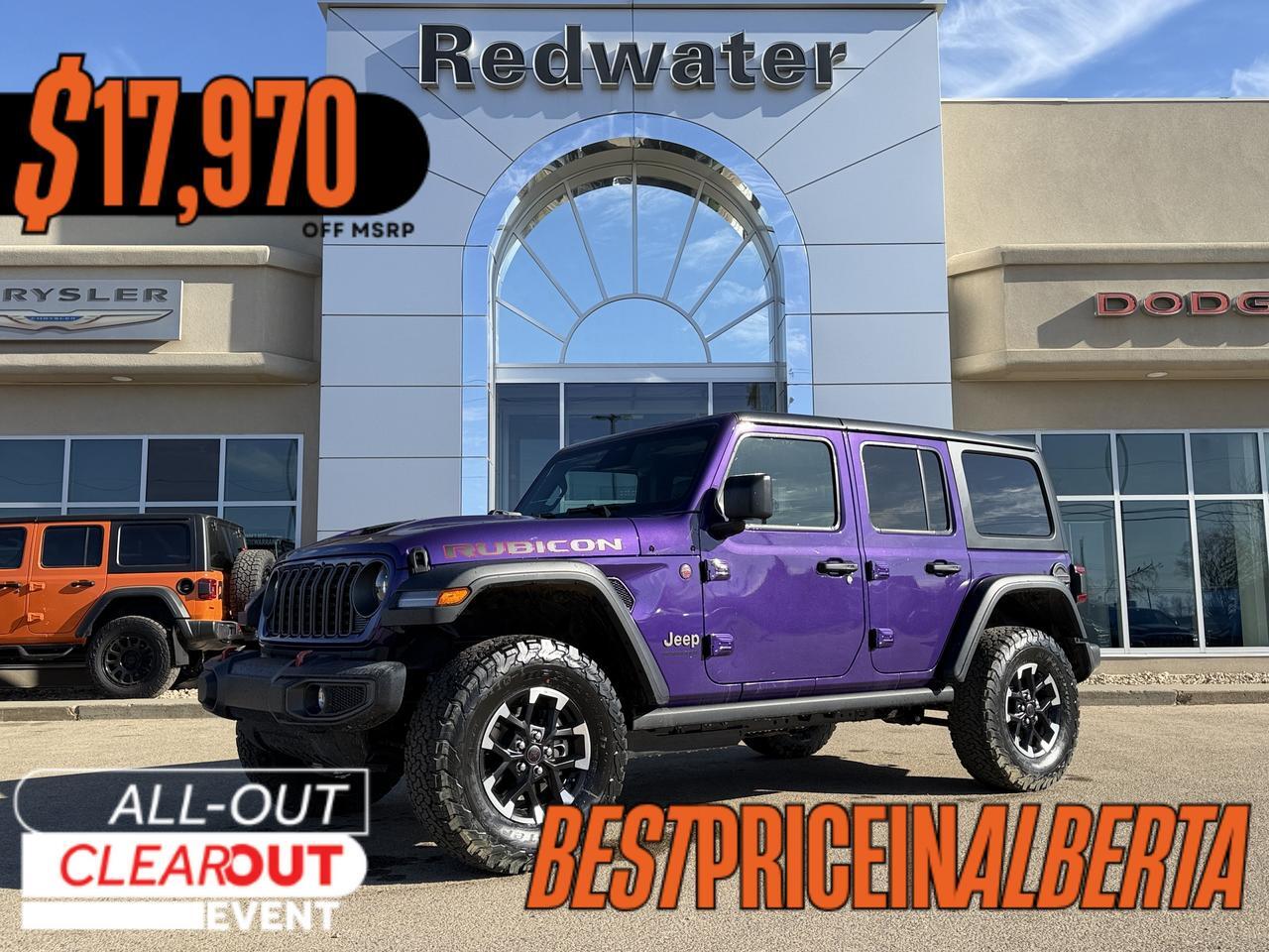 2026 Jeep Wrangler Rubicon 4x4 | Reign Purple | V6 | Nappa Leather | Heated Seats | Performance Suspension