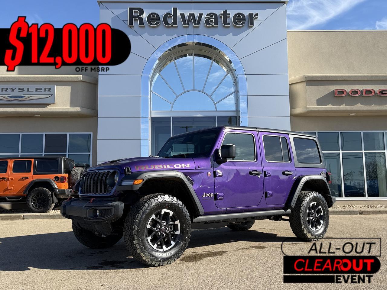 2026 Jeep Wrangler Rubicon 4x4 | Reign Purple | V6 | Nappa Leather | Heated Seats | Performance Suspension