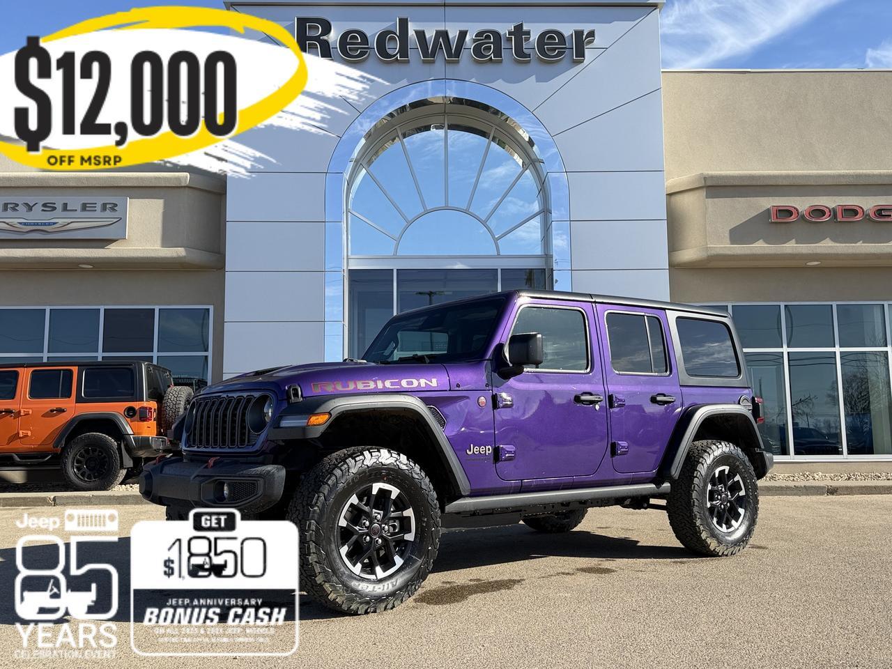2026 Jeep Wrangler Rubicon 4x4 | Reign Purple | V6 | Nappa Leather | Heated Seats | Performance Suspension