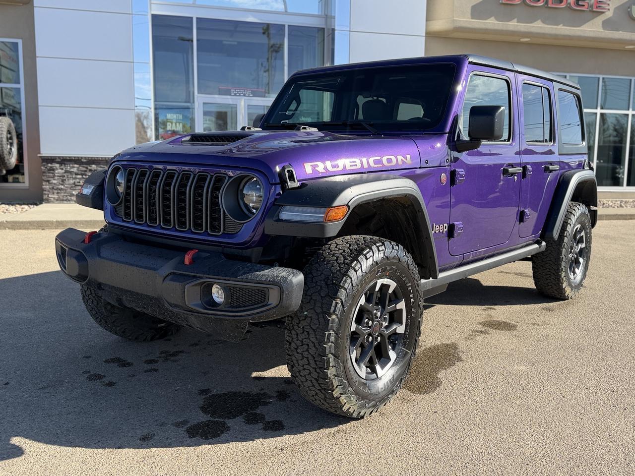2026 Jeep Wrangler Rubicon 4x4 | Reign Purple | V6 | Nappa Leather | Heated Seats | Performance Suspension Redwater AB