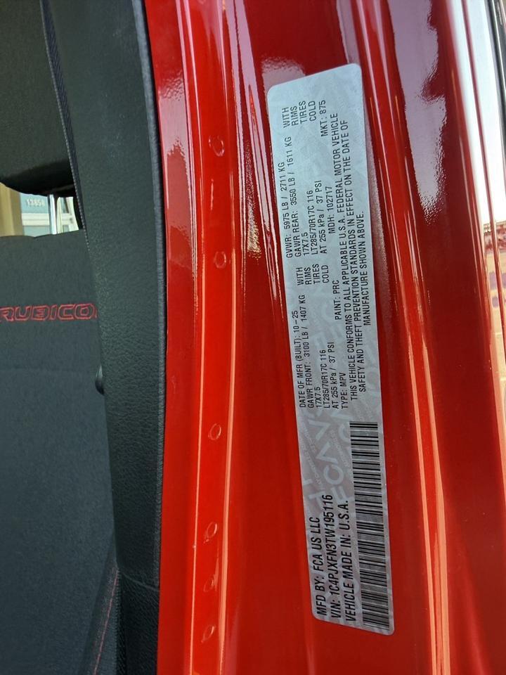 2026 Jeep Wrangler Rubicon 4x4 Collinsville OK