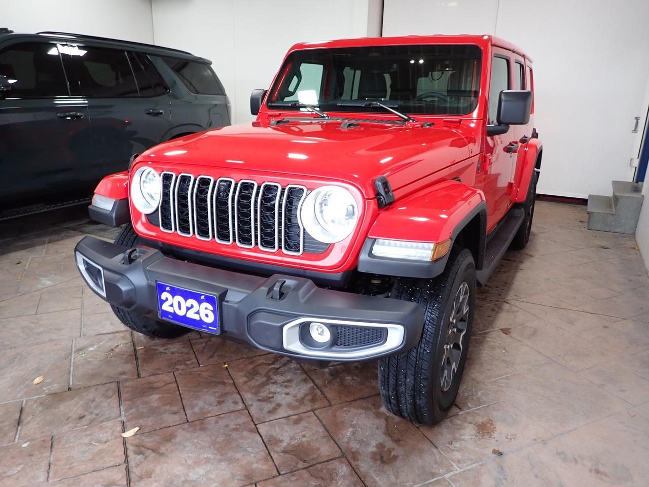 2026 Jeep Wrangler Sahara 4DR 4X4 LEATHER NAVI Listowel ON