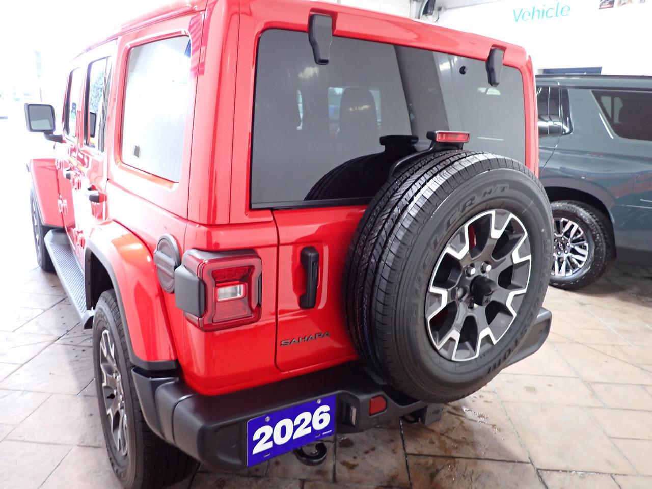 2026 Jeep Wrangler Sahara 4DR 4X4 LEATHER NAVI Listowel ON
