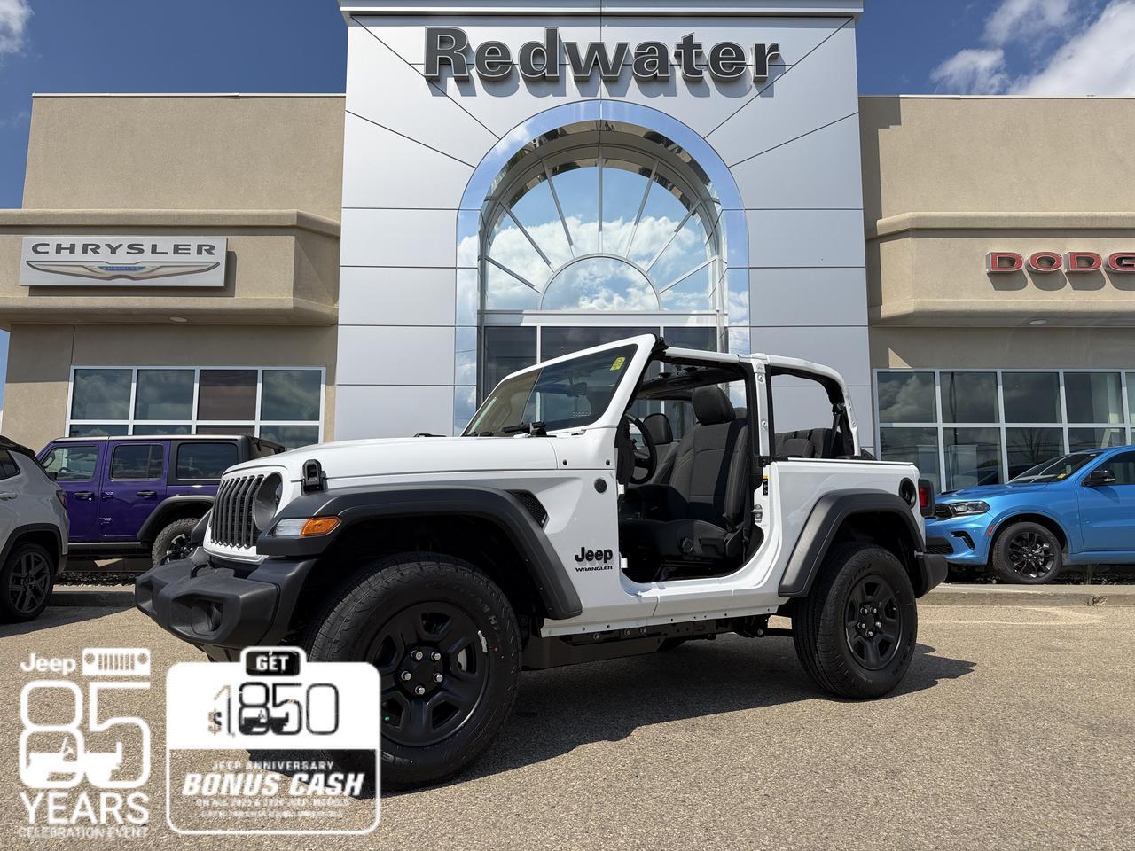 2026 Jeep Wrangler Sport 4x4 | 2L Turbo | 3 Piece Hardtop | Backup Camera | 17IN Black Wheels | 2 Door