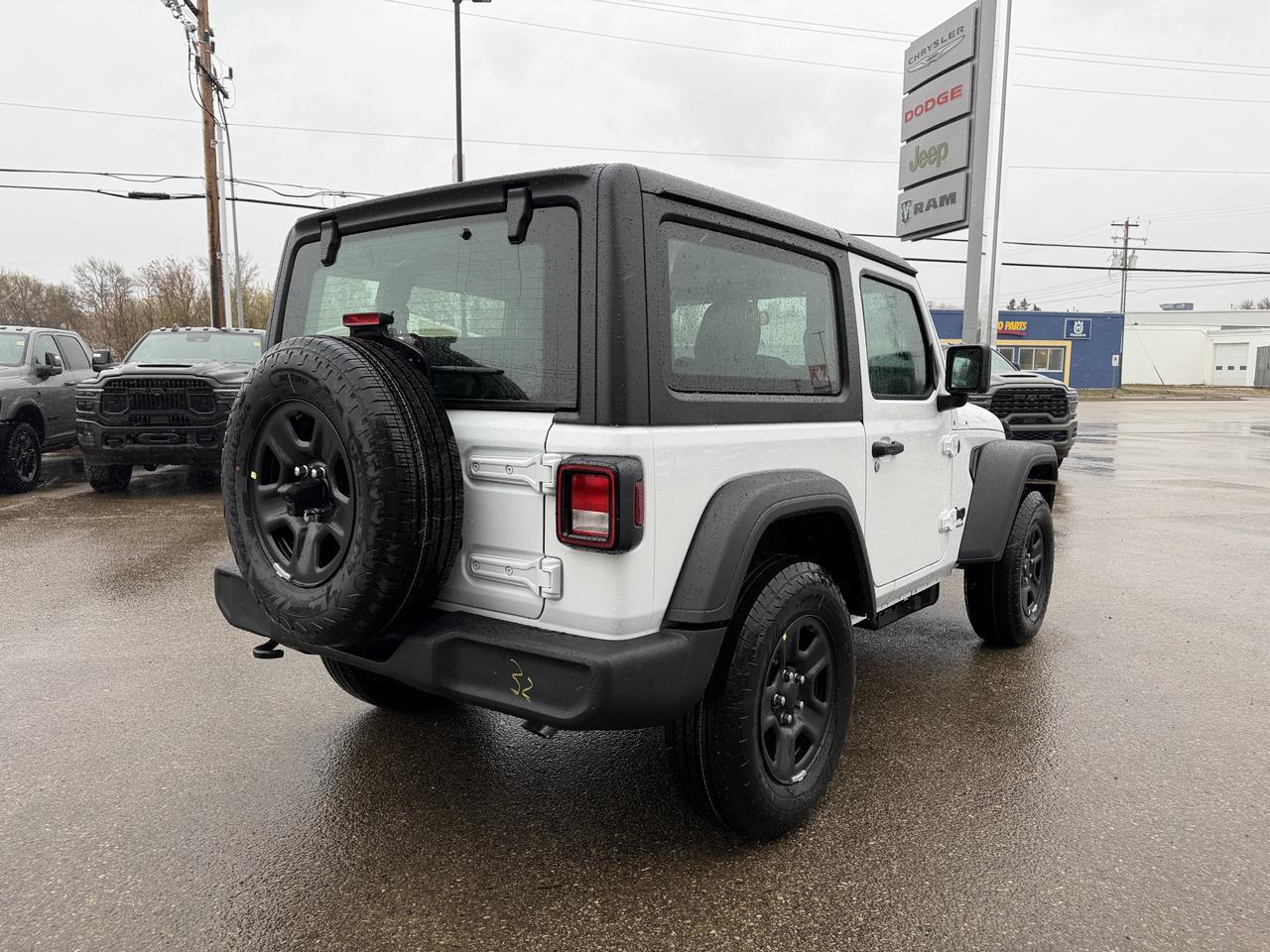 2026 Jeep Wrangler Sport 4x4 | 2L Turbo | 3 Piece Hardtop | Backup Camera | 17IN Black Wheels | 2 Door Redwater AB