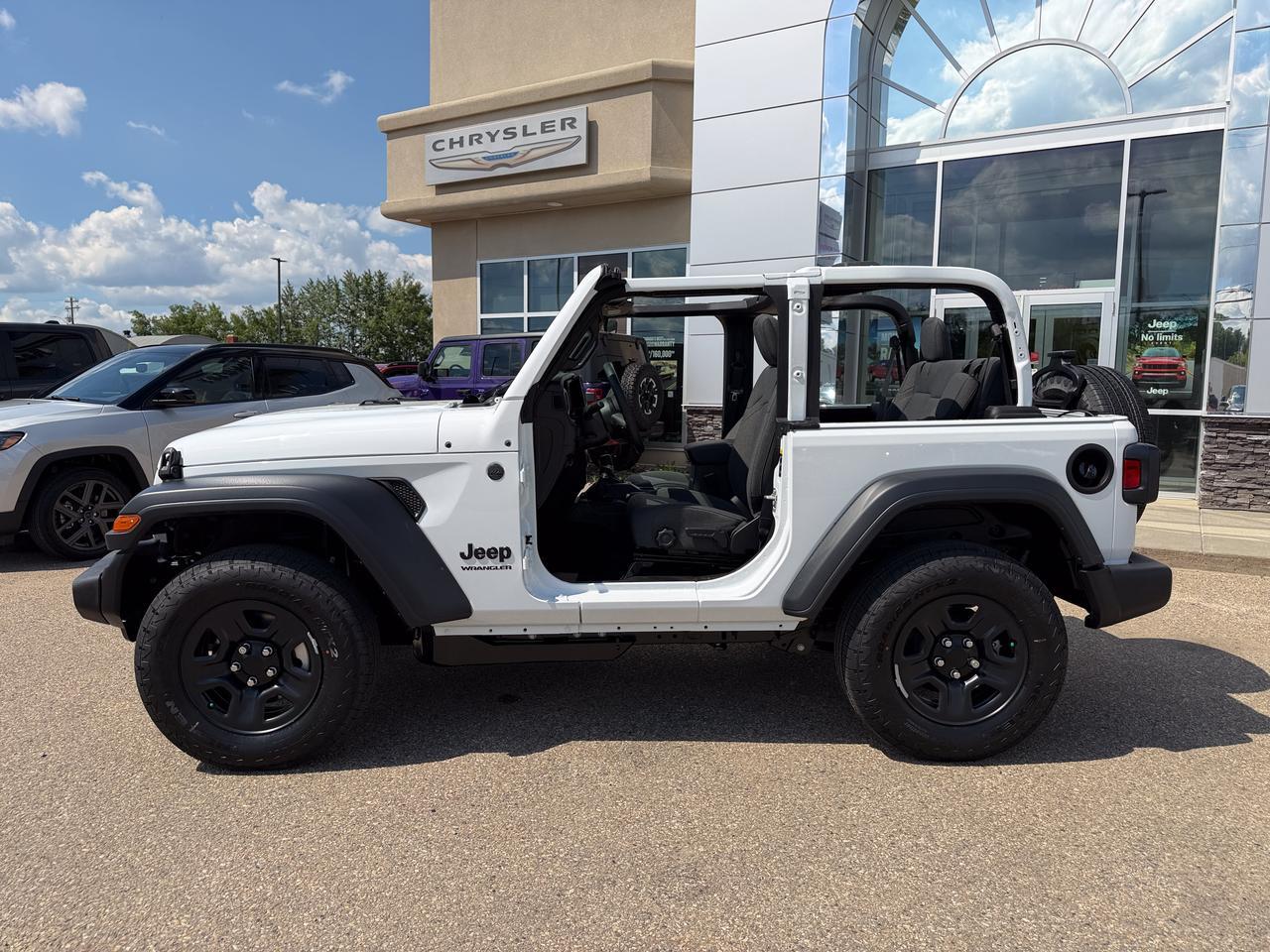 2026 Jeep Wrangler Sport 4x4 | 2L Turbo | 3 Piece Hardtop | Backup Camera | 17IN Black Wheels | 2 Door Redwater AB