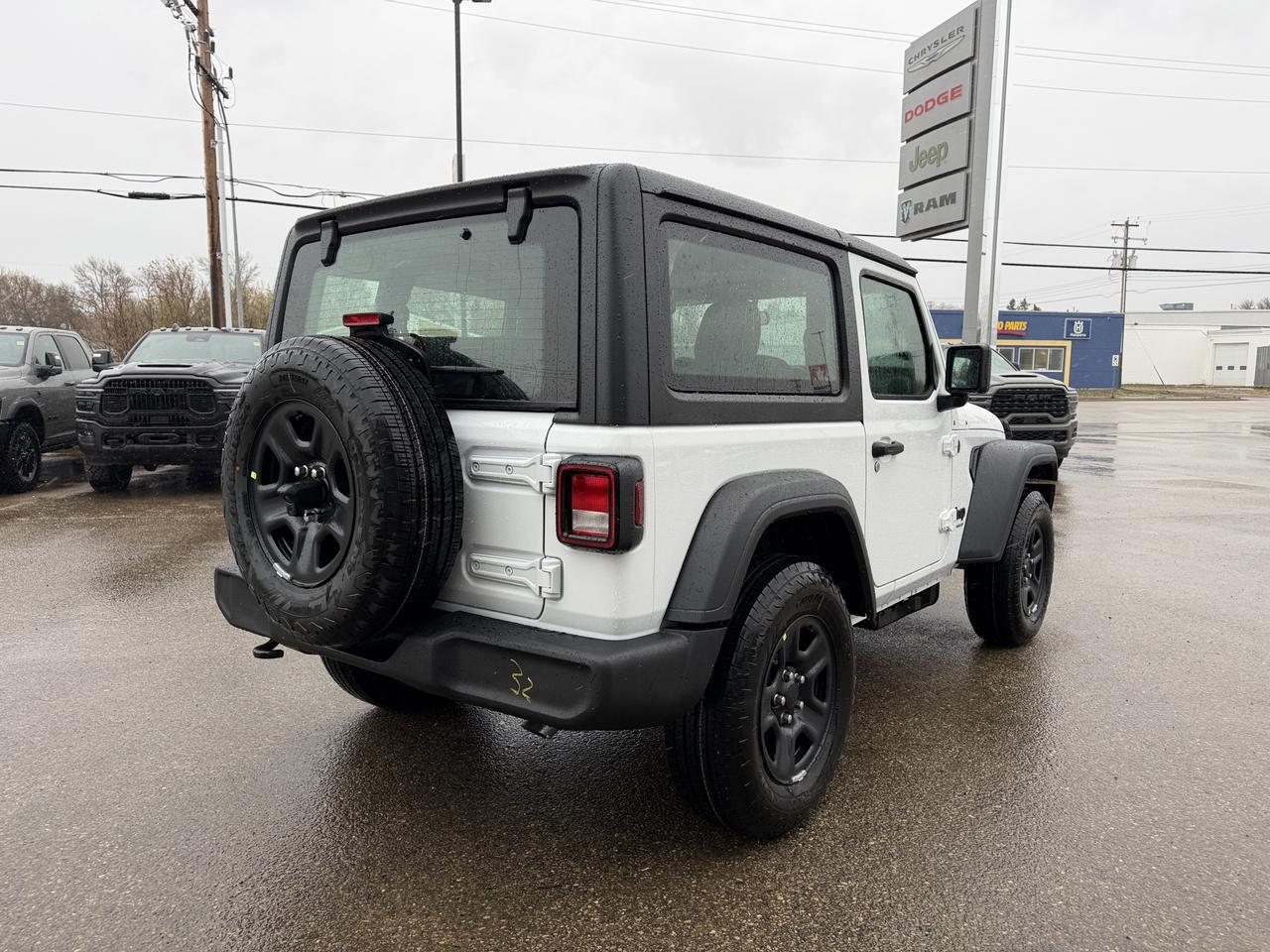 2026 Jeep Wrangler Sport 4x4 | 2L Turbo | 3 Piece Hardtop | Backup Camera | 17IN Black Wheels | 2 Door Redwater AB